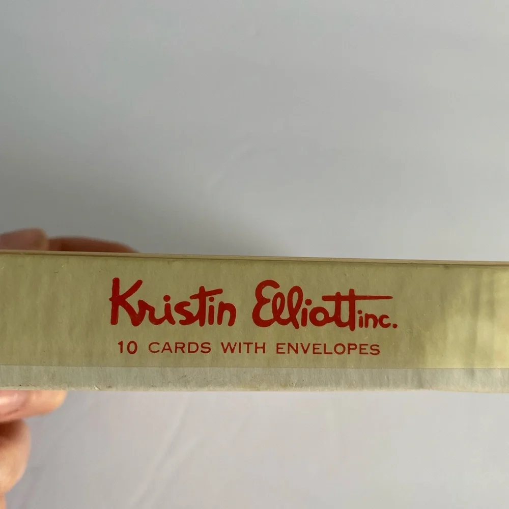 Kristin Elliott Inc. 10 cards with envelopes Golf Vintage stationary